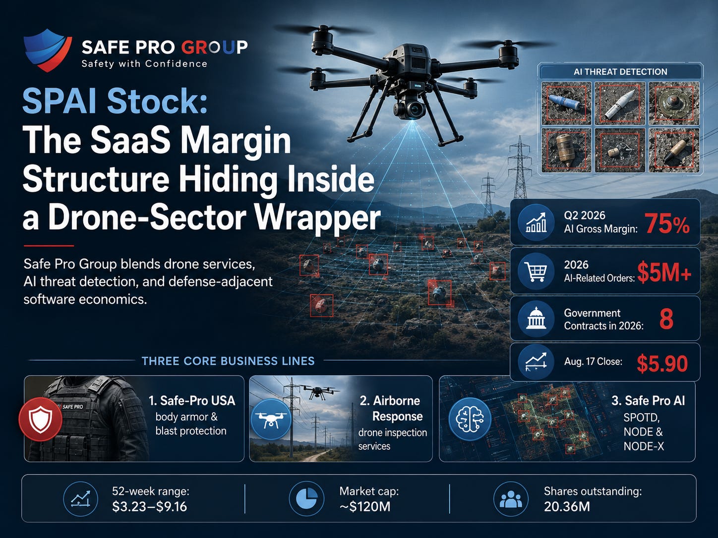 Safe Pro Group AI drone threat detection
